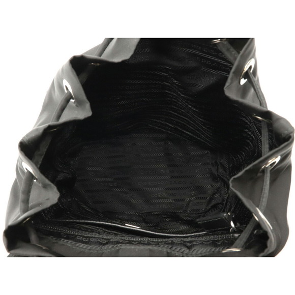 Prada Mini Backpack Nylon Leather Nero Black - Picture 6 of 9
